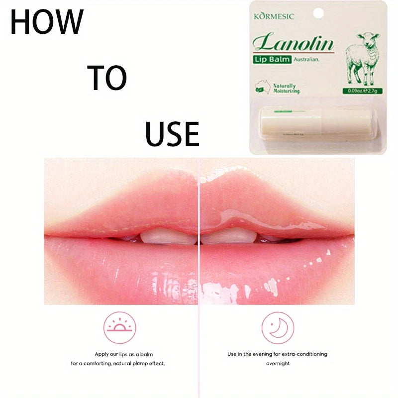 Lippenbalsam mit Wollfett (Lanolin)